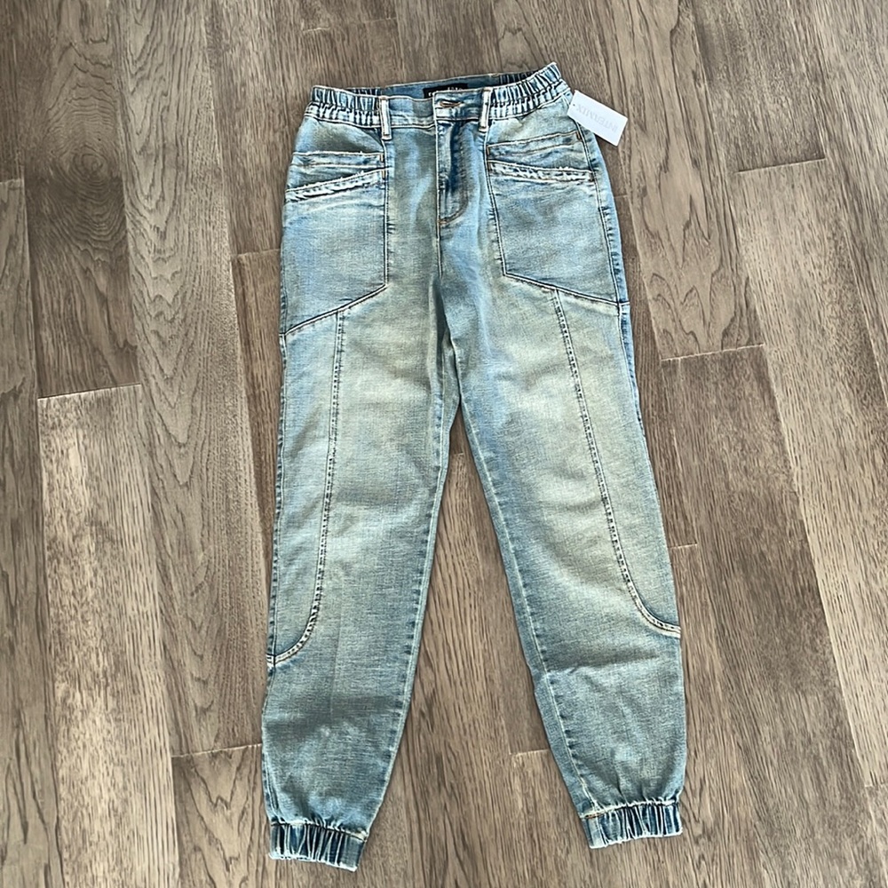 Retrofete Myla Denim joggers. Size 25. New.